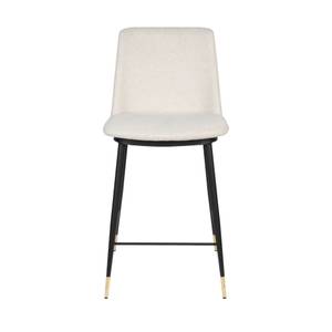 Lot de 2 tabourets de bar Lionel Beige