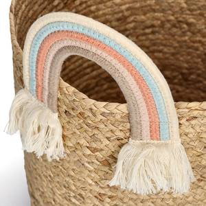 Aufbewahrungskorb 'Rainbow' Braun - Naturfaser - 35 x 34 x 35 cm