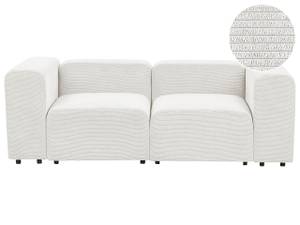 2-Sitzer Sofa FALSTERBO Cremeweiß - Weiß - Naturfaser