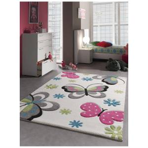 Tapis salon BUTERFLY 240x340 crème 240 x 340 cm