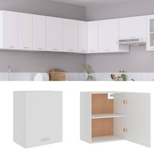 Armoire suspendue Blanc - Largeur : 50 cm