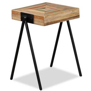 Beistelltisch 245408 Metall - Massivholz - Holzart/Dekor - 40 x 60 x 49 cm