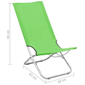 Chaise de plage (lot de 2) 3005001 Vert