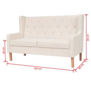 Sofa 295399-2 (2-teilig) Creme