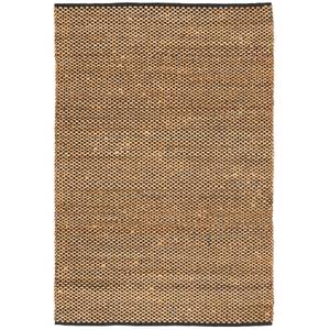 Teppich Jute Salsa Meliert Schwarz - Textil - 120 x 1 x 170 cm