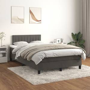 Boxspringbett 3017290-18 Dunkelgrau - Breite: 120 cm