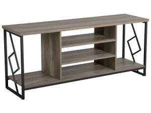 Meuble TV FORRES Noir - Marron - Bois manufacturé - 140 x 60 x 40 cm