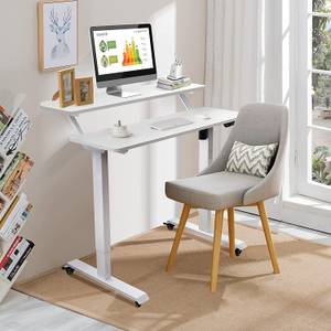 Schreibtisch Computertisch Weiß - Holzwerkstoff - 68 x 138 x 120 cm