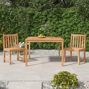 Garten-Essgruppe (3-teilig) 3007530-1 Braun - Massivholz - Holzart/Dekor - 110 x 77 x 110 cm