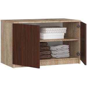 Aufsatzschrank S90 2T CLP Eiche Sonoma Dekor - Wenge Dekor