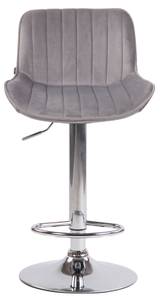 Tabouret de bar Lentini Lot de 2 Gris