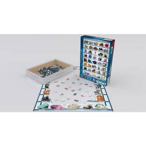 Puzzle Mineralien der Welt 1000 Teile Papier - 26 x 6 x 36 cm