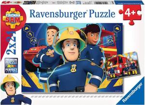 Puzzle Feuerwehrmann Sam Hilfe in Not Blau - Papier - 20 x 4 x 28 cm