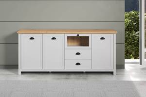 Sideboard Landside 2 Grau - Holz teilmassiv - 41 x 82 x 190 cm