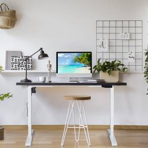 Pied de bureau réglable en hauteur Blanc