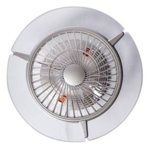 Ventilatorleuchte The Fan no.7 Grau - Metall - 56 x 14 x 56 cm