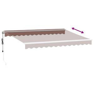 Auvent rétractable 3006541-1 Marron - 250 x 350 cm