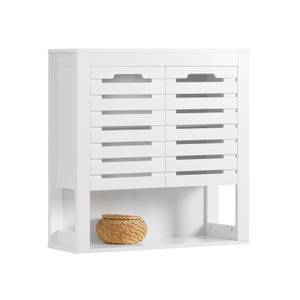 Meuble haut de salle de bain BZR51-W Blanc - Bois manufacturé - 58 x 60 x 20 cm