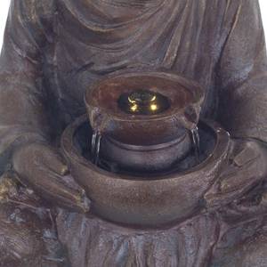 Buddha Innenbrunnen aus Harz Kunststoff - 28 x 47 x 24 cm