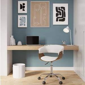 Chaise de bureau Basile Blanc