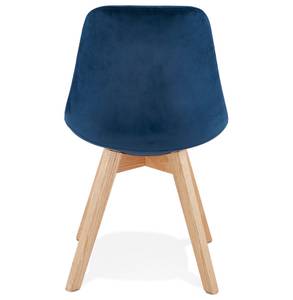 Stuhl JOE Blau - Massivholz - 48 x 85 x 56 cm