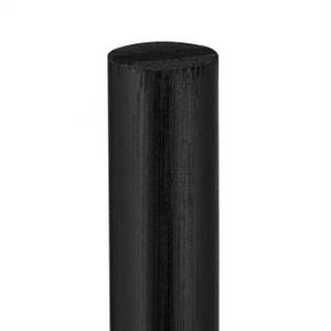 Support papier toilette bambou sur pieds Noir - Marron - Bambou - Bois manufacturé - 19 x 71 x 19 cm
