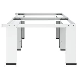 Socle pour machine à laver 51194 Blanc - Métal - 127 x 33 x 55 cm