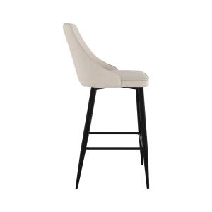 Tabouret de bar Pipo (Lot de 2) Beige