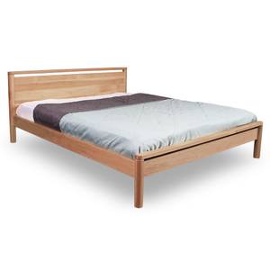 Doppelbett DROP HARD mit 2 Nachttischen Durchscheinend - Breite: 140 cm