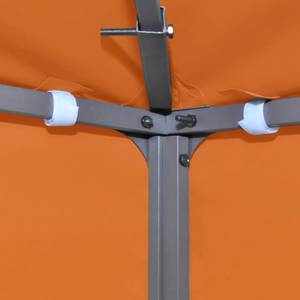 Pavillondach Orange - Kunststoff - Textil - 300 x 98 x 300 cm