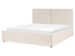 Doppelbett MOISSAC Beige - Schwarz - Breite: 177 cm