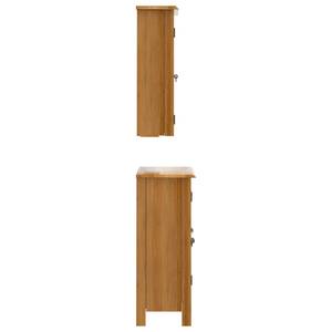 Badmöbel Set 3223463 (4-teilig) Braun - Massivholz - Holzart/Dekor - 70 x 63 x 32 cm