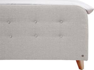 Nordic Box Boxspringbett TBO Hellgrau - Breite: 182 cm - H2 / H3