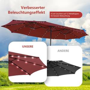 Doppelsonnenschirm ZB33516 Rot