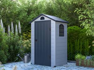 Cabane de jardin CESIO Gris - Cire - 104 x 168 x 120 cm