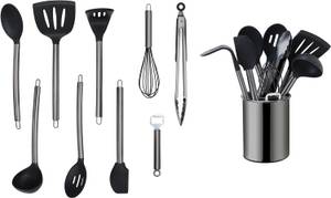 Küchenhelfer-Set EW-KS-1004S 10-tlg Schwarz - Anzahl Teile im Set: 10