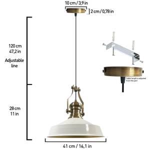 Pendelleuchte Neo-Asletl Lampe Weiß