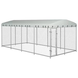 Hundehütte 3001180-1 Silber - Metall - 760 x 230 x 380 cm