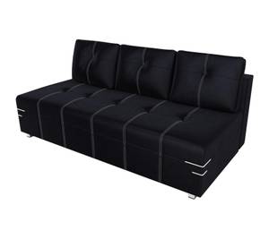 Sofa mit Schlafunktion BERGOLLO Schwarz