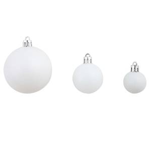 Boules de Noël (lot de 100) 295555 Gris - Blanc