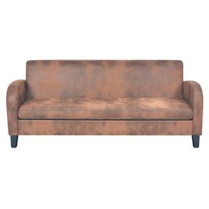 Sofa(2er Set) 275226 Braun - Holzwerkstoff - Kunstleder - 139 x 76 x 70 cm