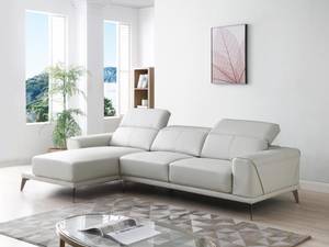 Sofa ANDOR Beige - Echtleder - 170 x 95 x 279 cm