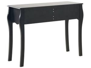 Table d'entrée KLAWOCK Noir - Bois manufacturé - 100 x 75 x 35 cm