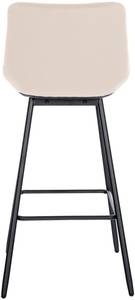 Tabouret de bar Weston Crème - Fourrure synthétique