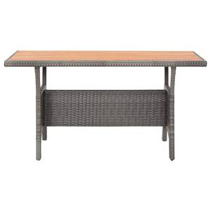 Table de jardin 3013013 Gris - Bois massif - Bois/Imitation - 70 x 66 x 120 cm