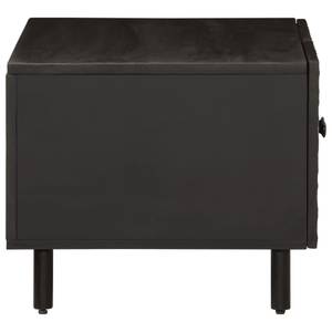 Couchtisch D285 Schwarz - Massivholz - 50 x 40 x 80 cm