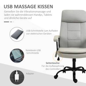 Bürostuhl  mit Massagefunktion 921-308BG Beige