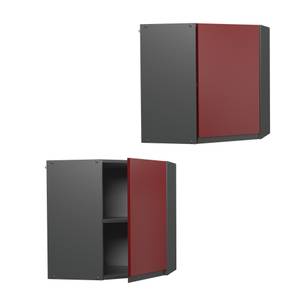 Elément haut de cuisine R-Line 39747 Anthracite - Rouge