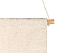 Suspension murale en tissu BUREWALA Beige - Blanc - Fibres naturelles - 46 x 108 x 1 cm