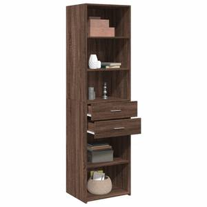 Highboard DE4061 Braun - Holzwerkstoff - 43 x 185 x 50 cm